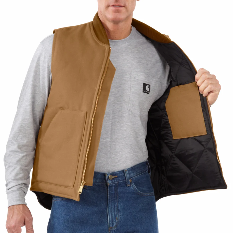 Carhartt Arctic-Quilt Lined Duck Vest V01 - Image 3