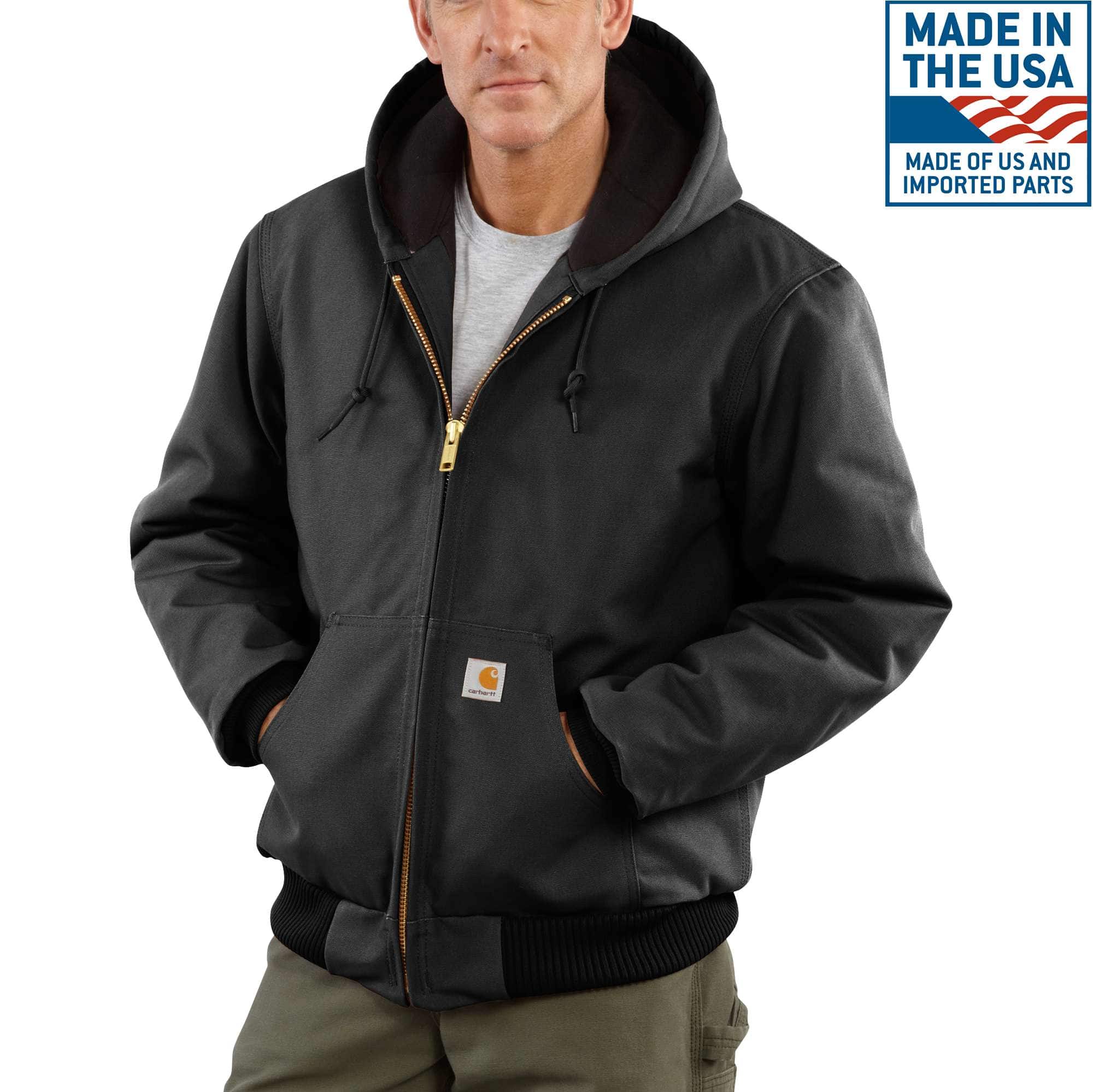 Carhartt Duck Active Jac/ Quilted-Flannel Lined #J140 - Image 2