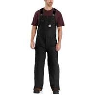 Carhartt Quilt-Lined Washed Duck Overalls 104031 - Image 2