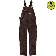 Carhartt R-27 Quilt-Lined Sandstone Duck Overalls - Image 2