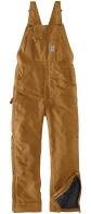 Carhartt R-27 Quilt-Lined Sandstone Duck Overalls - Image 3