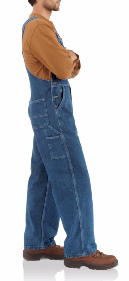 Carhartt Washed Denim Bib Overall Unlined R07 - Image 4