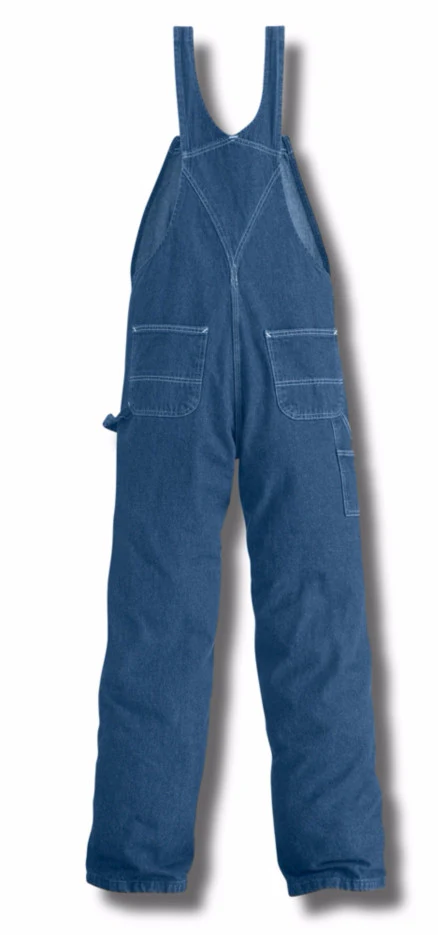Carhartt Washed Denim Bib Overall Unlined R07 - Image 5