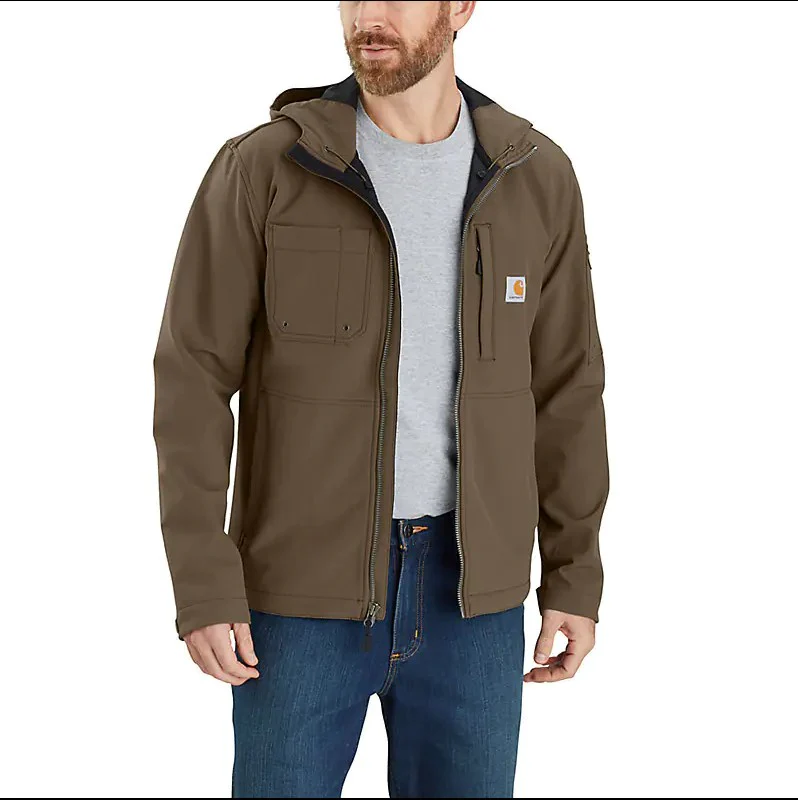 Carhartt RAIN DEFENDER® Midweight Hooded Softshell Jacket 103829 - Image 2