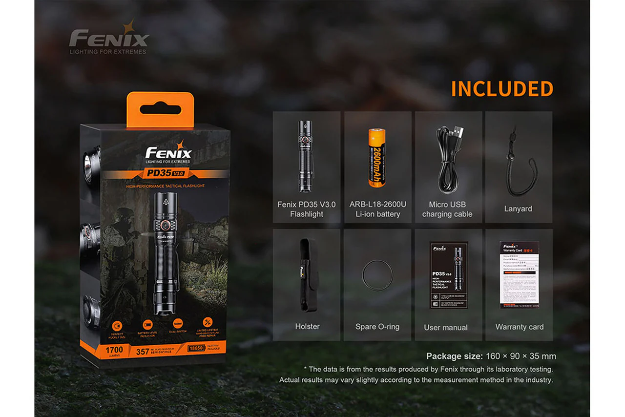 Fenix PD35 V3.0 Flashlight - Image 4