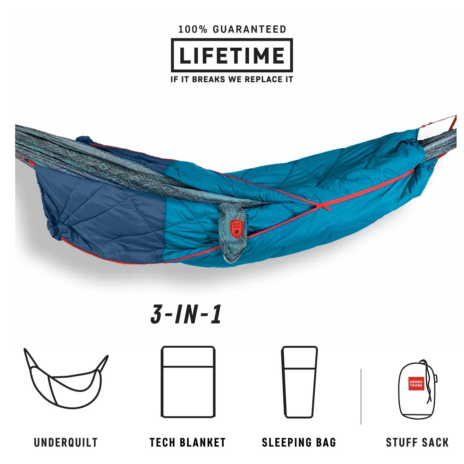 Grand Trunk 360° ThermaQuilt 3-in-1 Hammock Underquilt - Image 2