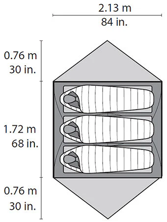 MSR Elixir 3 Backpacking Tent - Image 7