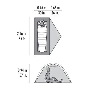 MSR Hubba Hubba™ 1-Person Backpacking Tent - Image 9