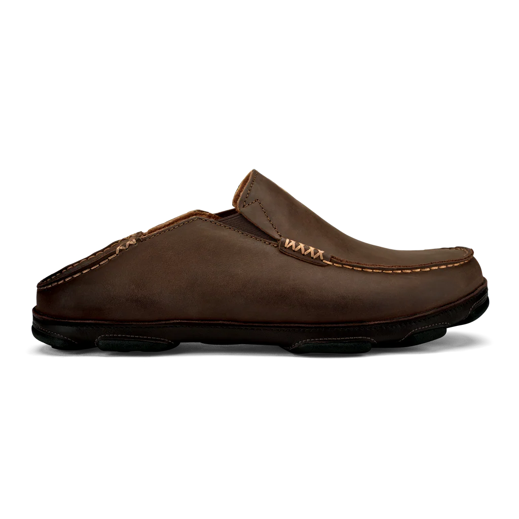 OluKai Moloā Men's Leather Slip-On Shoes - Image 2