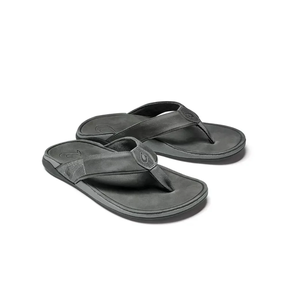 OluKai Tuahine Men's Waterproof Leather Beach Sandals - Image 2