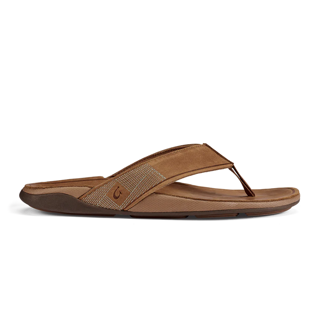 OluKai Tuahine Men's Waterproof Leather Beach Sandals - Image 3
