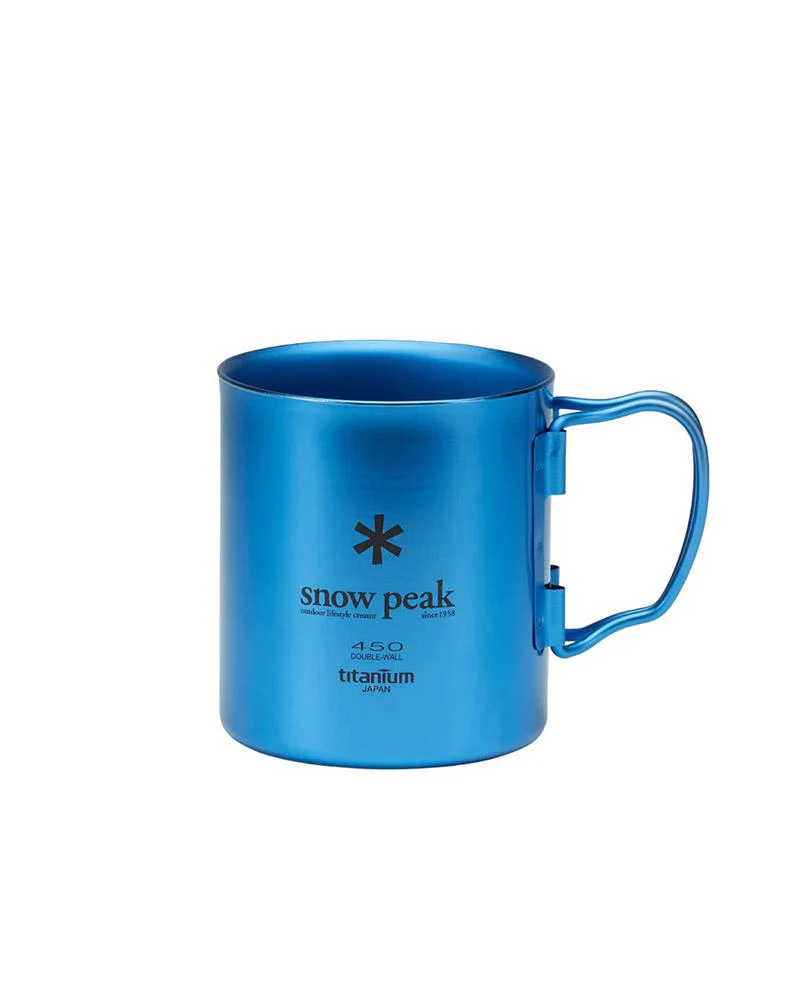 Snow Peak Titanium Double Wall 450 Mug in Colors - Image 2