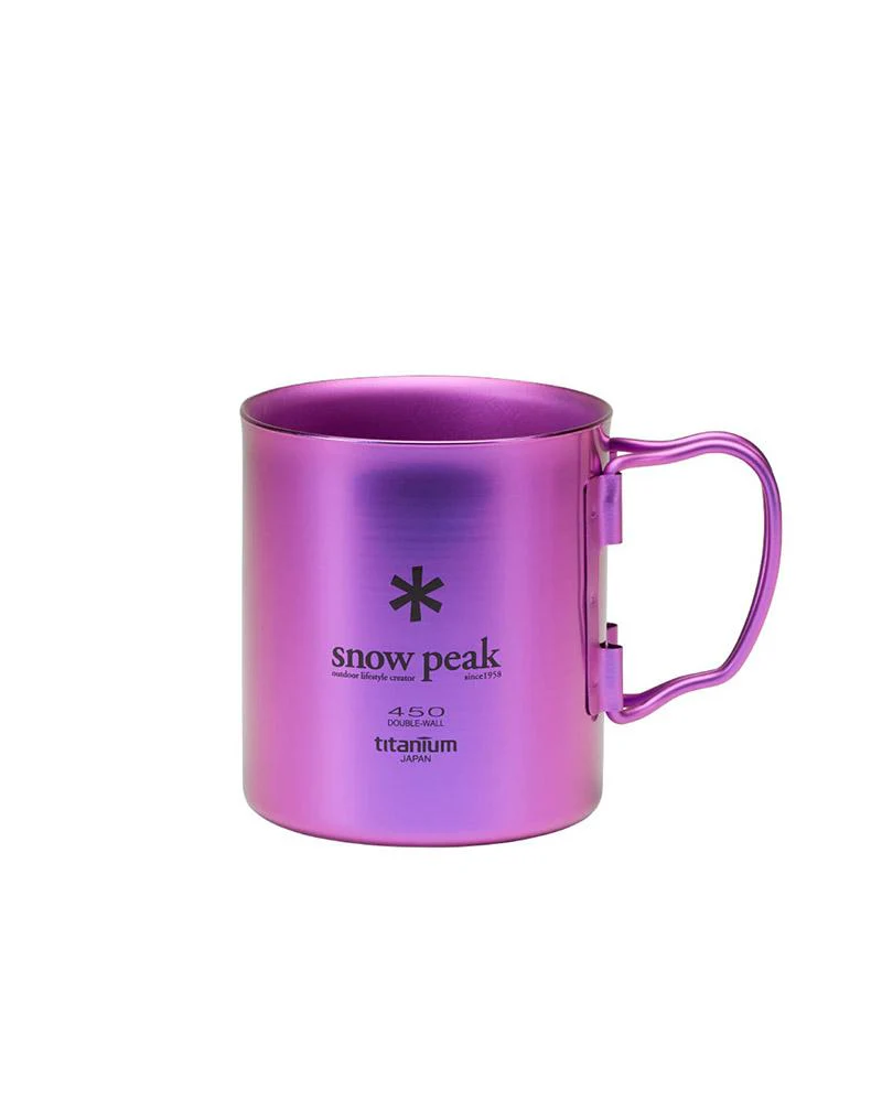 Snow Peak Titanium Double Wall 450 Mug in Colors - Image 3